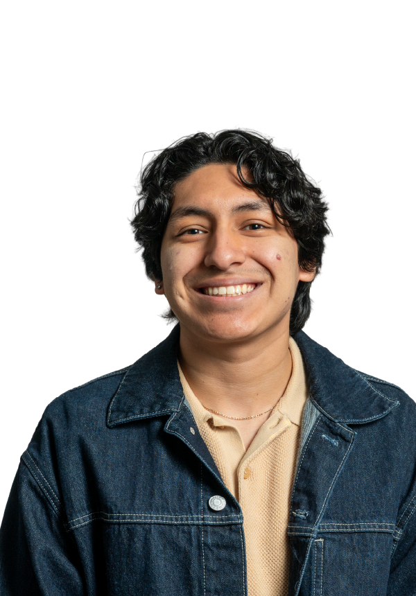 Luis looking up and to the right